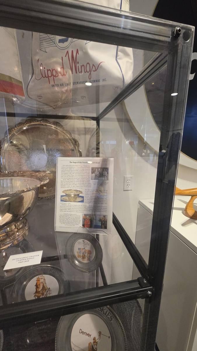 The Clipped Wings punch bowl display