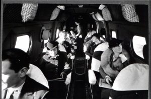. ..additional comfort for the air traveler as shown by this interior view.