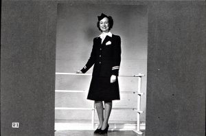 ...and in Canada, young women such as this fly for Trans-Canada Airlines.