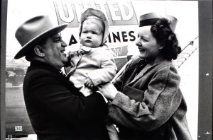 ...and another personality, always very much in the news, "The Little Flower" of New York City – Mayor Fiorello LaGuardia. The young lady in