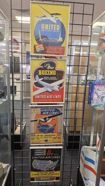 Vintage United Air Lines posters