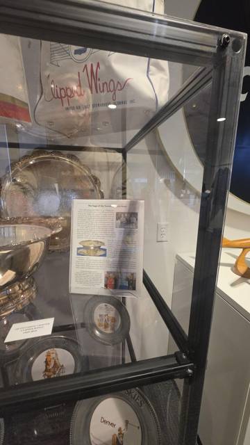 The Clipped Wings punch bowl display